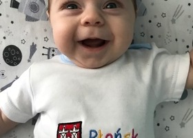 Mały Nataniel w naszym body.