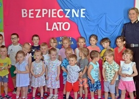 Straż miejska w Niepublicznym Przedszkolu Kangurek