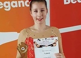 Mażoretki na podium