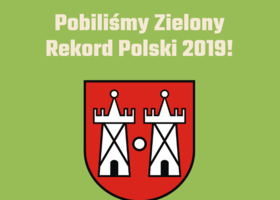 Podziękowanie dla Pana Burmistrza Andrzeja Pietrasika za udział w akcji Zielony rekord