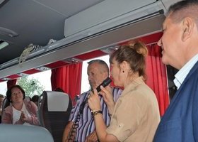 Powitanie Orkiestry Dętej i Mażoretek