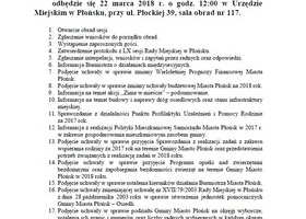 LXI sesja Rady Miejskiej