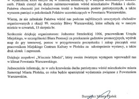 Podziękowania Burmistrza