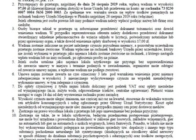 Przetarg na wyłonienie najemców lokali użytkowych, położonych w Płońsku przy Warszawskiej 7 (lok. 12).