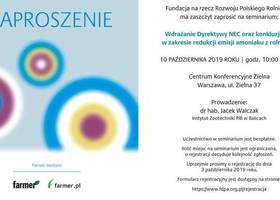 Zaproszenie na seminarium