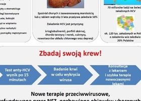 Bezpłatne badania w kierunku rozpoznania WZW C