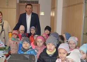 Przedszkolaki w Ratuszu