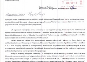 Koleje Mazowieckie informują