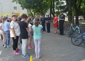 Egzamin na kartę rowerą w płońskiej "jedynce"
