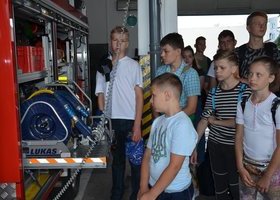 Z wizytą w Straży Pożarnej