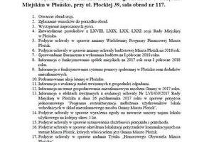 LXXII Sesja Rady Miejskiej w Płońsku
