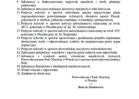 LXXIV sesja Rady Miejskiej w Płońsku